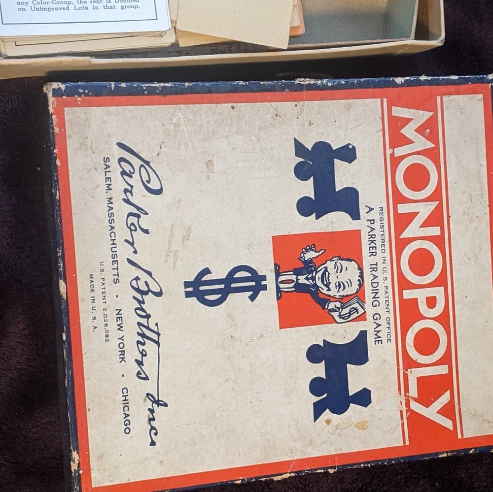 Vintage monopoly